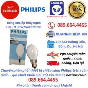 Bóng cao áp thủy ngân Philips HPL-N 80W/542 E27 SG 1CT/24