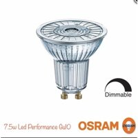 Bóng chén Led Spotlight 7.5W Osram Performance Dimmable đui Gu10