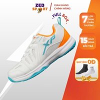 [Bóng Chuyền, Bóng Đá...] Giày Thể Thao Nam Nữ Chuyên Nghiệp Giày Cầu Lông, Bóng Bàn, Pickleball...XP CL03 MÀU TRẮNG CAM