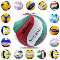 Bóng Chuyền Chính Hãng King Ball Banh Bóng Chuyền Da Số 5 Giá Rẻ Thi Đấu Tập Luyện Trẻ Em Học Sinh