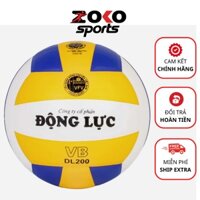 Bóng chuyền da Động Lực DL200 chính hãng , banh bóng chuyền tiêu chuẩn thi đấu giá rẻ - ZOKO SPORT