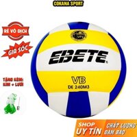 Bóng chuyền Động Lực Ebete DE 240M3 da PU- Quả banh bóng chuyền tốt DE240m3 dùng cho thi đấu