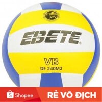 Bóng Chuyền Động Lực EBETE DL 240M3 - Bóng Chuyền Da PU, Tặng Kim Bơm + Lưới Đựng Bóng Thể Thao Đương Đại