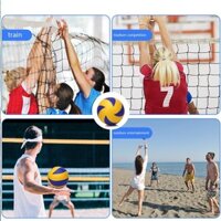 Bóng chuyền KITPIPI Kích thước 5 thi đấu Huấn luyện bóng chuyền da Pu mềm S1h4