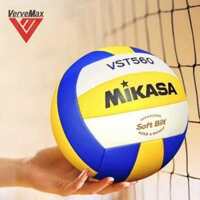 Bóng Chuyền Mikasa VST560 Chất Lượng Cao, Tiêu Chuẩn Size Số 5, Banh Da Thích Hợp Cho Cả Nam Và Nữ