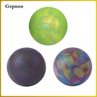 Bóng chuyền phản quang ba chiều Gepnoo Bóng thể thao Bóng chống mài mòn Kích thước 5 cho trẻ em Người lớn Giải trí