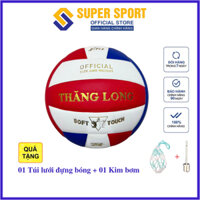 Bóng Chuyền Thăng Long DG 7400 Đỏ Chính Hãng Tiêu Chuẩn Thi Đấu - Tặng Túi Lưới Và Kim Bơm