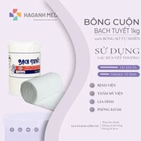 Bông Cuộn Y Tế Bạch Tuyết - bịch 1kg (Bông y tế Kilo ( Bonino ) - B1)
