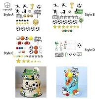 Bóng Đá Bánh Toppers Bóng Đá Trang Trí Bánh Đồ Chơi Sáng Tạo Trang Trí