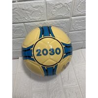 Bóng Đá Futsal Geru 2030 Vàng Dán Số 4, Size 4 - Tặng Kèm Kim Bơm + Lưới Đựng Bóng