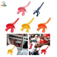 Bóng Đá Mouthguard Bóng Đá Miệng Miệng Bảo Vệ Môi Có Dây Bảo Vệ Miệng Cho Bóng Đá Mma Bé Trai Bé Gái