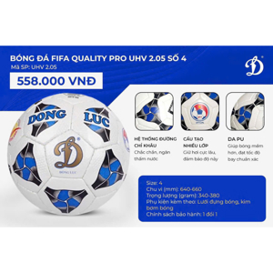 Bóng đá tiêu chuẩn Fifa Inspected UHV 2.05