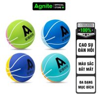 Bóng đàn hồi cao su cao cấp Agnite, bóng ném, chơi trò chơi, xả stress, phù hợp mọi lứa tuổi - 1 quả - FT500 - 1 quả màu ngẫu nhiên