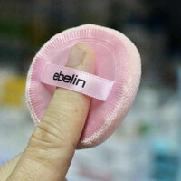 Bông đánh phấn phủ, phấn bột, phấn má Ebelin với thiết kế sợi bông mềm mịn