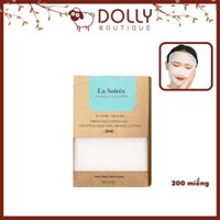Bông Đắp Lotion Mask La Soiree With Organic Cotton 200 Miếng