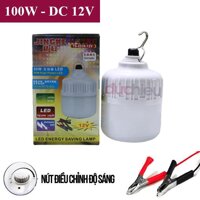 Bóng đèn 12v kẹp bình 50w bóng đèn LED dùng bình ắc quy