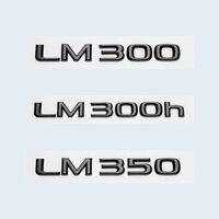 Bóng Đen 3D ABS Chữ Cái Số LM300 LM350 LM300h HYBRID Biểu Tượng Cho Xe Lexus Thân Xe Logo Nhãn Dán Huy Hiệu Phụ Kiện