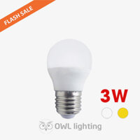 Bóng đèn 3W ánh sáng trắng, vàng giá rẻ