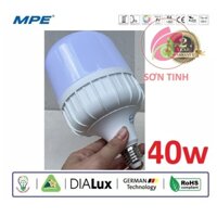 Bóng đèn 40w LED Bulb MPE - Ánh Sáng trắng , Vàng - Cao cấp MPE Tiêu chuẩn châu âu