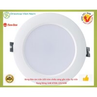 Bóng Đèn âm trần LED tròn chiếu sáng gắn trần, ốp trần Rạng Đông 16W AT04L 155/16W