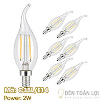 Bóng đèn: Bóng đèn LED nến C35 đuôi E14