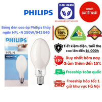 Bóng đèn cao áp Philips thủy ngân gián tiếp 250W HPL-N 250W/542 E40 HG SLV/12