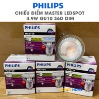 Bóng đèn chiếu điểm Philips Master LEDspot 4.9W GU10 36D Dim