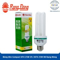 Bóng đèn Compact UT4 25W CFL 3UT4 25W H8 Rạng Đông – Hàng Chính Hãng