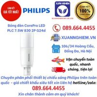 Bóng đèn CorePro LED PLC 7.5W 830 2P G24d