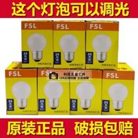 Bóng đèn FSL Foshan, đèn bàn ba giai đoạn, bóng đèn hình cầu có thể điều chỉnh độ sáng vô hạn, đầu nến E27, bóng đèn dây tóc tungsten kiểu cũ, bóng đèn tròn