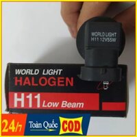 Bóng đèn gầm H11 - 12v55w World Life Hallogen - Bóng đèn gầm cho i10, morning, Vios, innova
