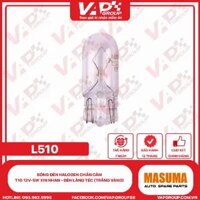 Bóng Đèn Halogen Chân Cắm T10 12V-5W Xin Nhan - Đèn Lăng Téc (Trắng Vàng)