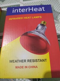 Bóng đèn Hồng ngoại sưởi ấm Thú y cao cấp 100w + tặng 1 đui sứ [bonus]