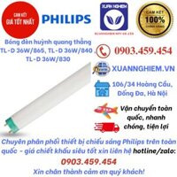 Bóng đèn huỳnh quang thẳng Philips TL-D 36W/865 1SL/25 , TL-D 36W/840 , TL-D 36W/830