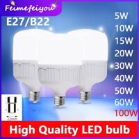 Bóng Đèn led 100W / 60W E27 B22 Ánh Sáng Trắng