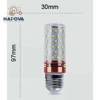 Bóng đèn led 3 Chế độ màu Trắng, Vàng, Trung tính 12W Đui E27, E14 HAPOVA MONA 3612 - ĐUI E27