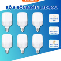 Bóng Đèn Led 30W Tani Trụ Tròn Ánh Sáng Trắng Siêu Sắng Đui Xoáy Phù Hợp Với Mọi Gia Đình