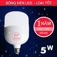 BÓNG ĐÈN LED 5W ÁNH SÁNG TRẮNG - VÀNG - LOẠI TỐT