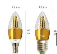 Bóng đèn Led  5w quả nhót đuôi E14 - Ánh sáng trắng - 1 Bóng