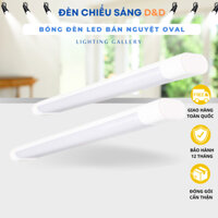 Bóng Đèn LED Bán Nguyệt Oval Công Suất 60W Chất Liệu Cứng Cáp Bền Bỉ Chịu Nhiêt Chống Cháy