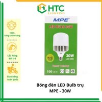 Bóng đèn Led BULB 30W,  LBD-30T trắng, LBD-30V vàng - Thương Hiệu MPE - Trắng - 6500K