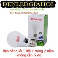 Bóng đèn led bulb 7W Rạng Đông (LED A60N3/7W)