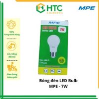 Bóng đèn Led Bulb 7w, tròn- Thương Hiệu MPE - Vàng