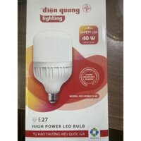 Bóng đèn LED bulb Điện Quang 40W bầu kín _ Ánh sáng Trắng