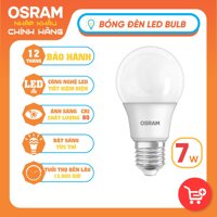 Bóng đèn LED Bulb E27 ECO CLASSIC A 7W OSRAM - Ánh sáng Vàng 3000K