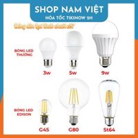 Bóng Đèn Led Bulb, Led Edison Đui E27 Các Loại - Hàng Chính Hãng NAVIVU - Edison St64 - Vàng ấm