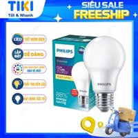 Bóng đèn LED Bulb PHILIPS Essential E27 - Tiết kiệm điện, Ánh sáng chất lượng cao - Hàng Chính Hãng - 9W - Ánh sáng vàng 3000K