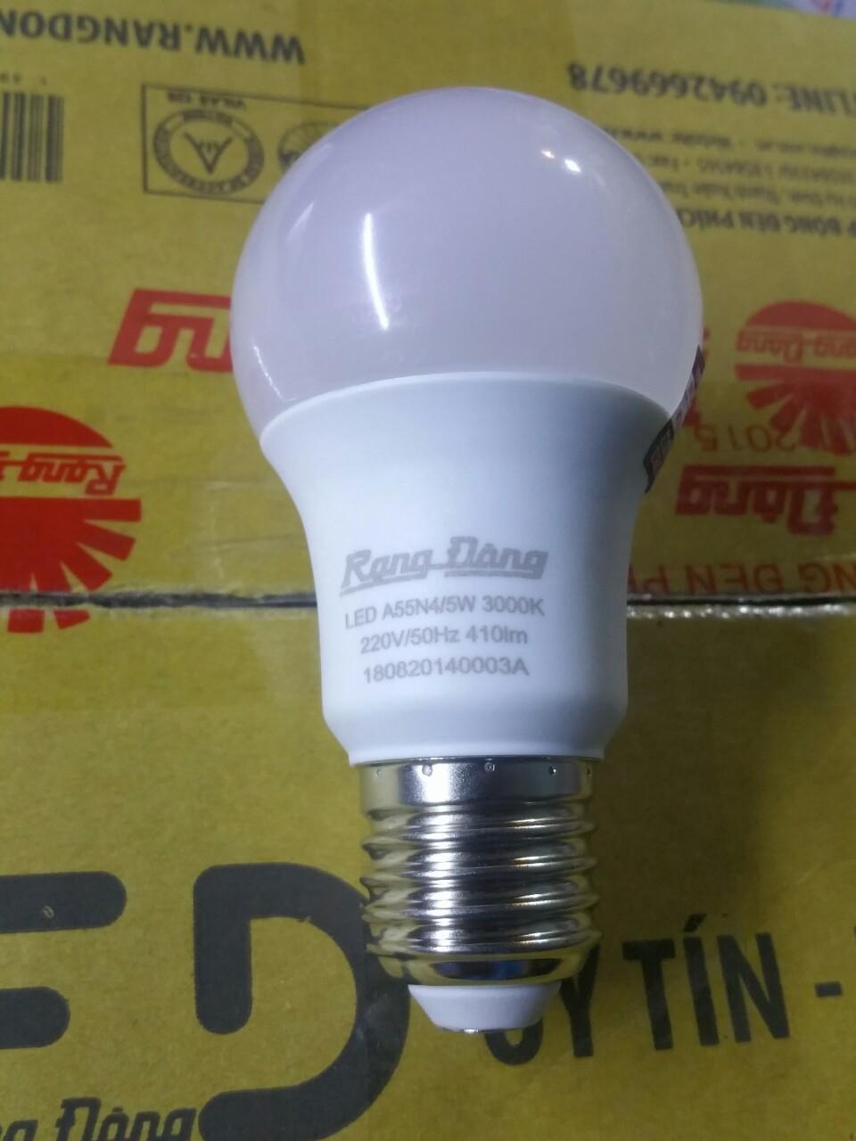 Bóng đèn led bulb Rạng Đông LED A55N4/5W
