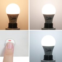 Bóng Đèn LED Bulb Tròn Rạng Đông 5W, Chip LED Sam Sung, Ánh Sáng Trắng Vàng - Ánh Sáng Trắng