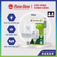 Bóng Đèn led bulb trụ 30W Rạng Đông, tròn to,siêu sáng, tiết kiệm điện, đui e27,  Model: TR100N1/30W